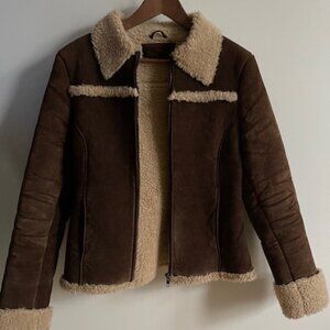 Brown Shearling Jacket